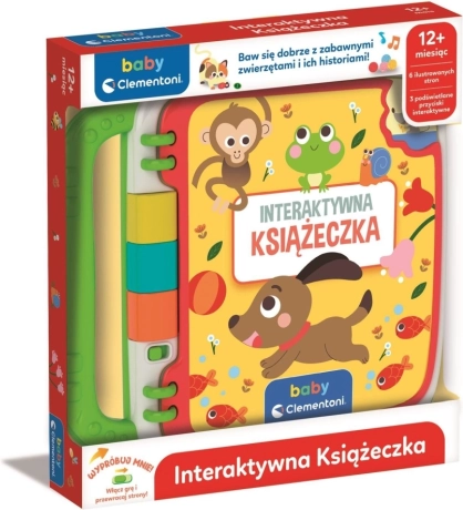 Livre interactif Baby Clementoni pour enfants dès 12 mois