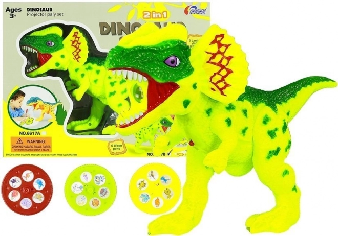 Projektor Dino 2v1 mit Filzstiften