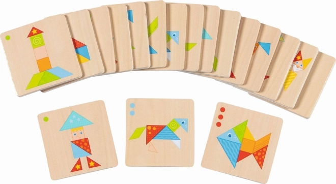 Goki Gekleurde Tangram
