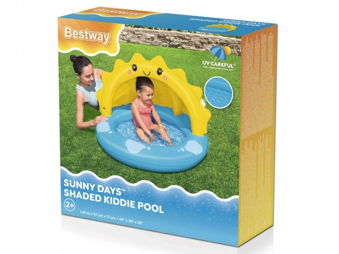 Inflatable Baby Pool with Sunshade