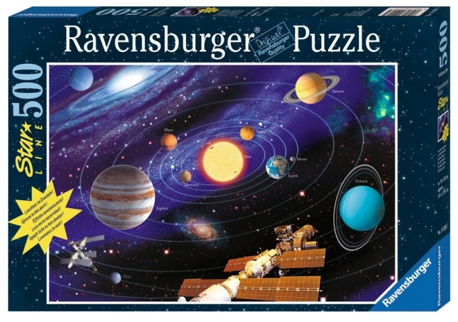 Ravensburger lichtgevende puzzel Zonnestelsel 500 stukjes