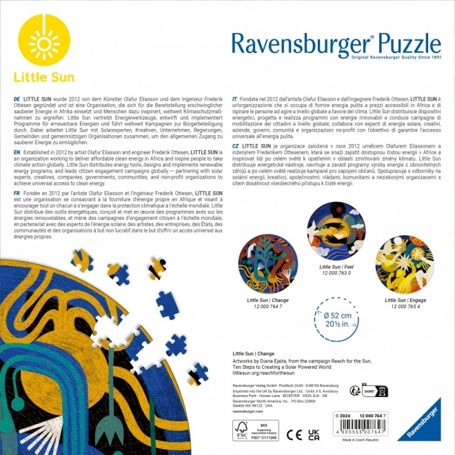 Rundes Puzzle Little Sun von Ravensburger