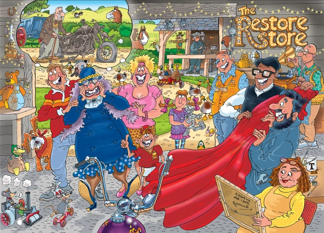 Puzzel WASGIJ 41: Winkelvernieuwing 1000 stukjes