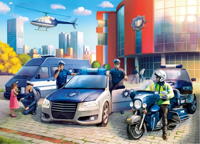 Children's Puzzle Police Station 120 Pieces