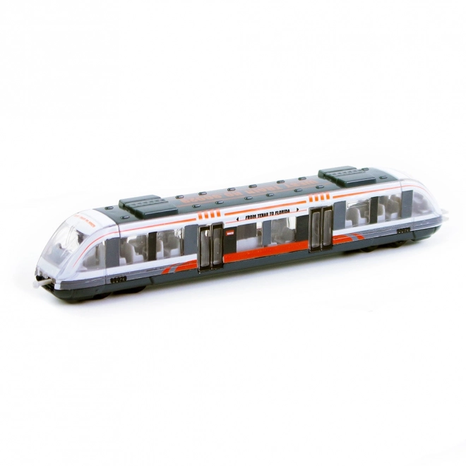 Moderne trein metaal/plastic 3 soorten