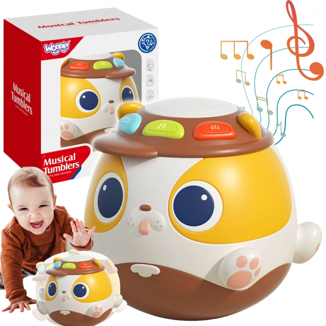 Interactieve muziekspeelgoed hondje voor kinderen WOOPIE