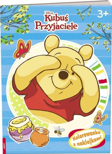 Winnie l’Ourson et ses amis – coloriages avec autocollants