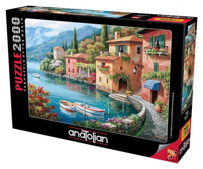 Puzzel Vesnička u Jezera 2000 stukjes