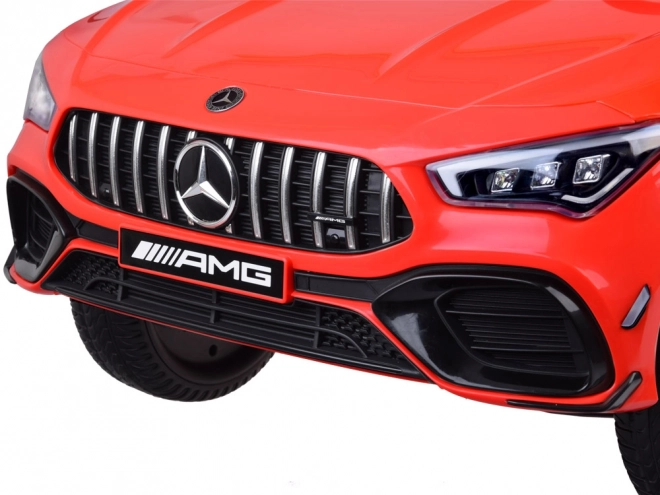 Children's Electric Car Mercedes AMG CLA 45s with Rocking Effect – Red