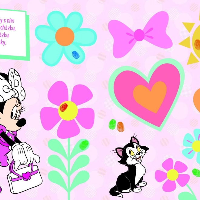 Minnie Finger-Fun Notebook with Finger Paints 23 × 30 cm
