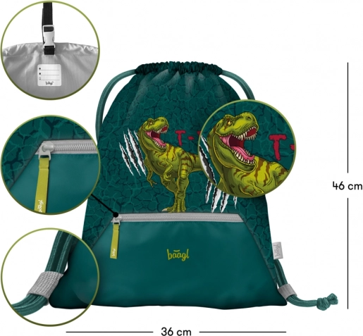 Front zip pocket for small items