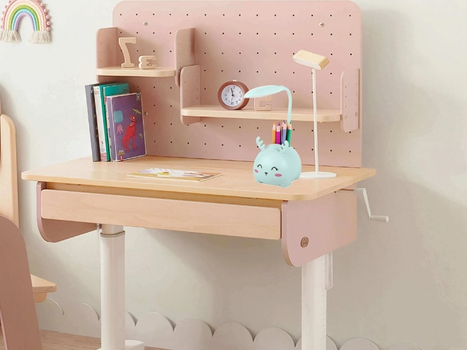 Kinder LED-nachtlampje met USB-oplader en organizer