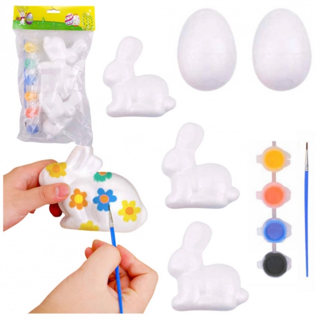 Set voor het schilderen van polystyreen ornamenten