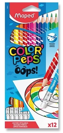 Maped Color'Peps Oops Buntstifte mit Radierer 12 Stk.