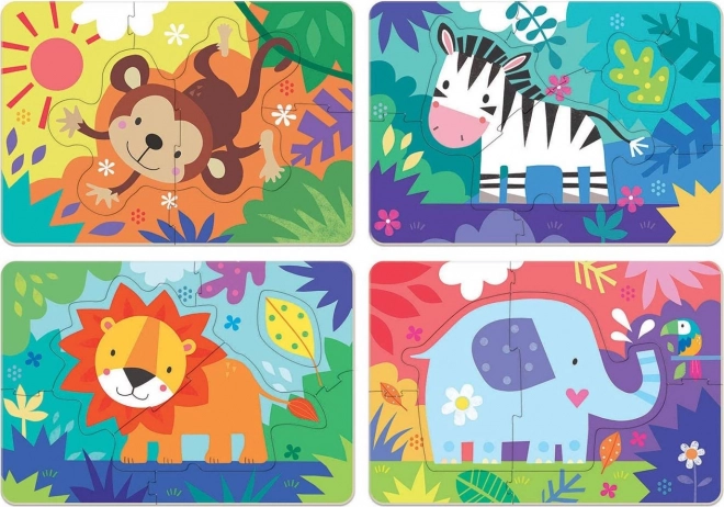 Mijn eerste puzzel wilde dieren