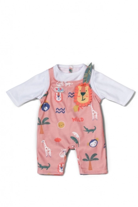 Jungle Strampler für Puppen BABY born 43 cm