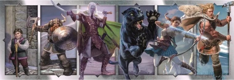 Puzzle panoramique CLEMENTONI DUNGEONS & DRAGONS 1000 pièces