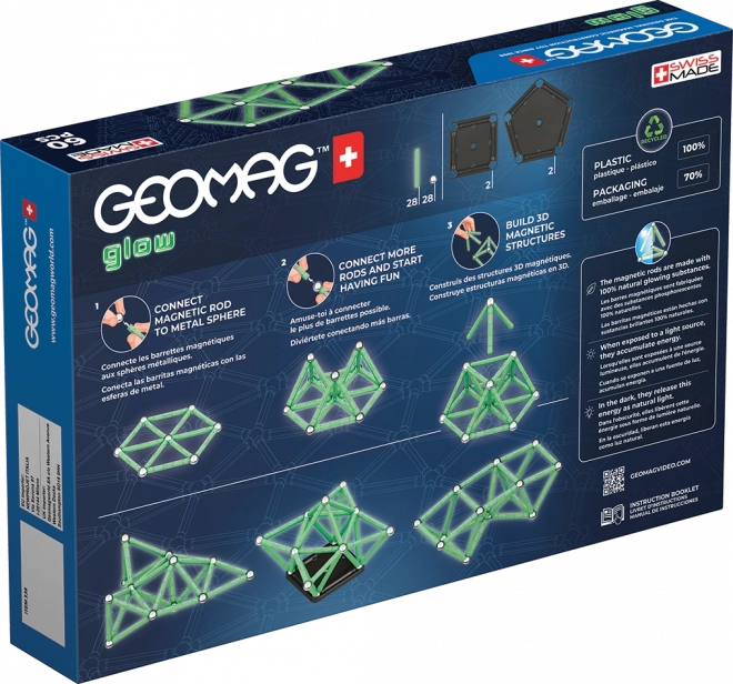 Geomag Glow Recycled Magnetic Cubes