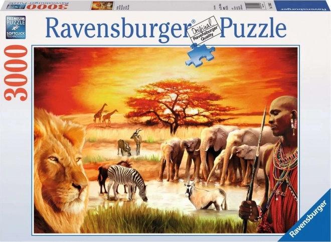Puzzle Savannah - Proud Maasai 3000 Pieces