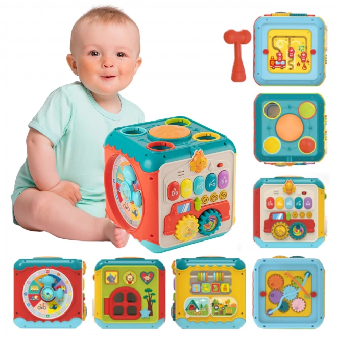 Montessori actieve kubus 6 in 1