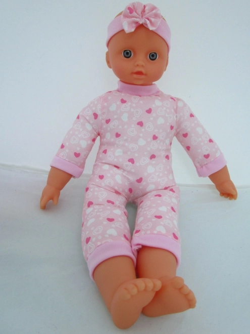 Baby met zacht lijfje Bambolina Amore 33 cm