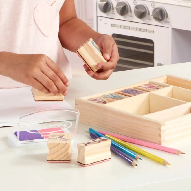 Melissa en Doug - Stempelset Prinsessen