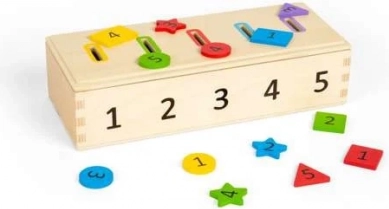 Bigjigs Toys Sorting Colors, Shapes, and Numbers