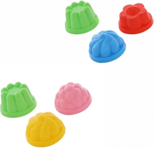 Plastic Molds 3 pcs 8 cm