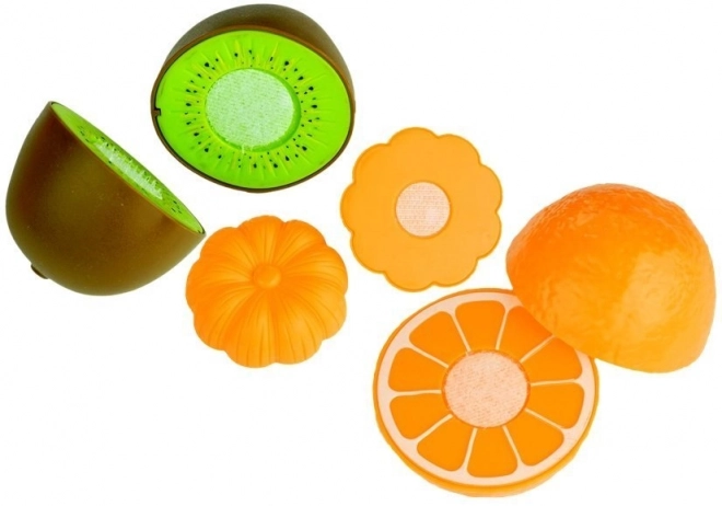 Ensemble de fruits et légumes pour enfants avec mixeur et plateau