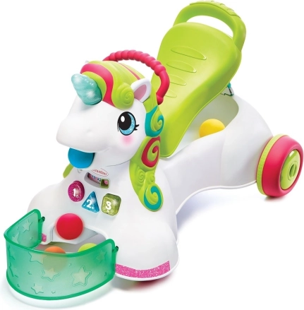 Trottinette et trotteur 3‑en‑1 – licorne INFANTINO