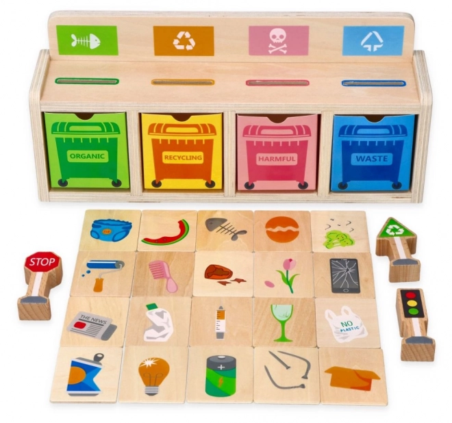 Houten recycling speelgoed voor kinderen