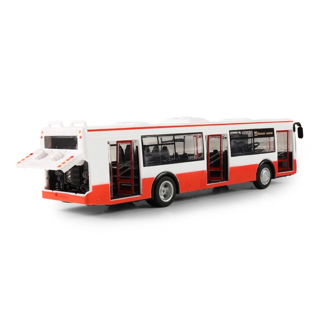 Czech Speaking Toy Bus 28 cm