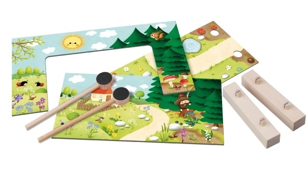 Magnetisch theater met dieren in sprookjes