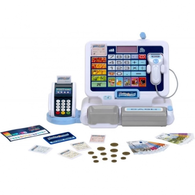 Cash Register with Terminal and Scanner