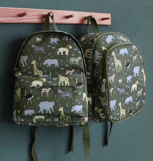 A Little Lovely Company Kindergartenrucksack – Savannentiere