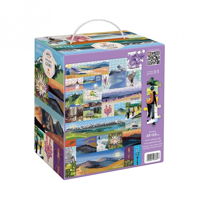 Puzzel Puzzlove Poolse Bergen 1000 stukjes