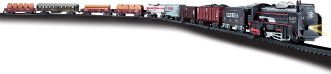 Treinset met effecten 122 × 68 cm