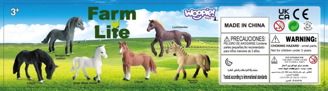 Ensemble de figurines WOOPIE Chevaux 16 pcs
