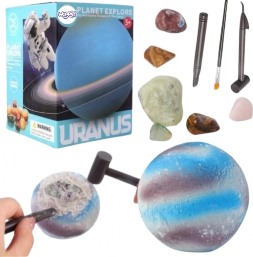 Woopie Experimentele Set Mijnbouw van Mineralen Planeet Uranus