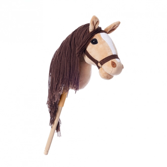 HOPPIHORSE stokpaard hobby horse formaat A3 beige