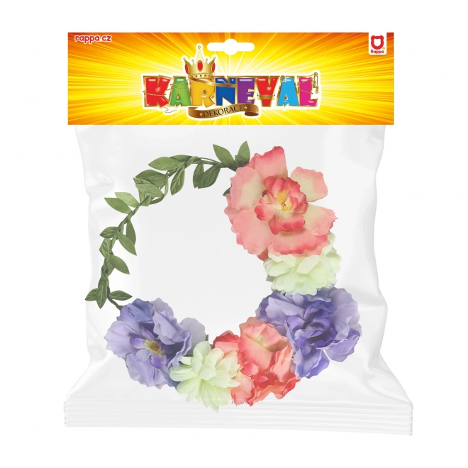 Kroontje bloemenkrans kleurrijk