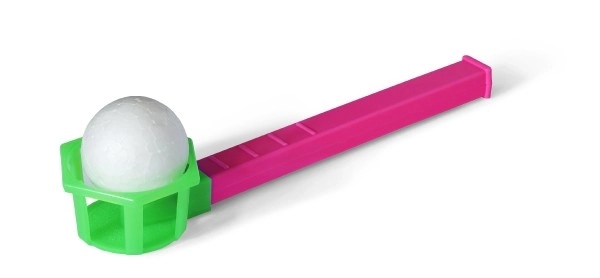 MAGIC BALL roze magische blaasbal breinbreker in doosje 22x4,5x3cm