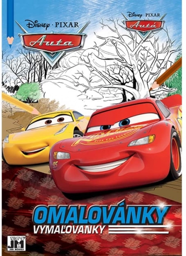Kleurboek A4 met auto’s uit de film Cars