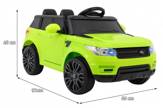 Elektrische auto Land Rapid Racer groen