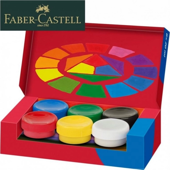 Tempera-Farben Faber-Castell 6x20ml