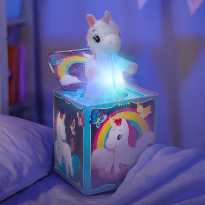 Musical surprise with pop-up effect
