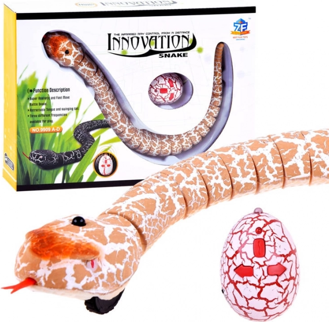 Serpent télécommandé avec commande IR pour enfants – Orange