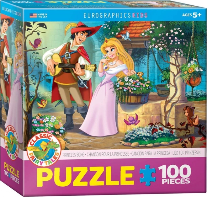 Eurographics puzzel Lied voor prinses 100 stukjes