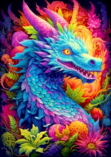 Heavenly Dragon Puzzle 1000 Pieces