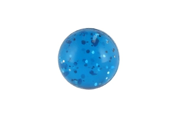 Kleurrijke stuiterbal met glitter